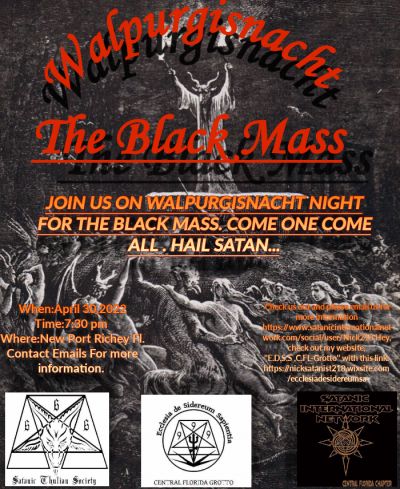A Black mass on Walpurgisnacht
