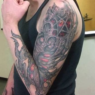 Zach Black Tattoo progress
